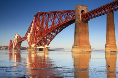 Forth Rail Bridge, South Queensferry, Scotland clipart