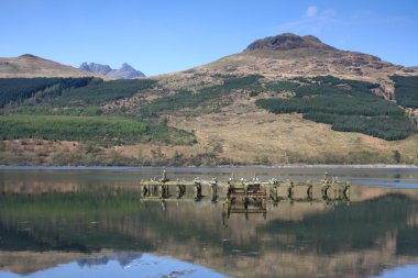 Ben Arthur (The Cobbler) from Loch Long, Arrochar, Scotland clipart