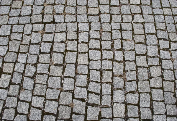 Strada lastricata di granito — Foto Stock