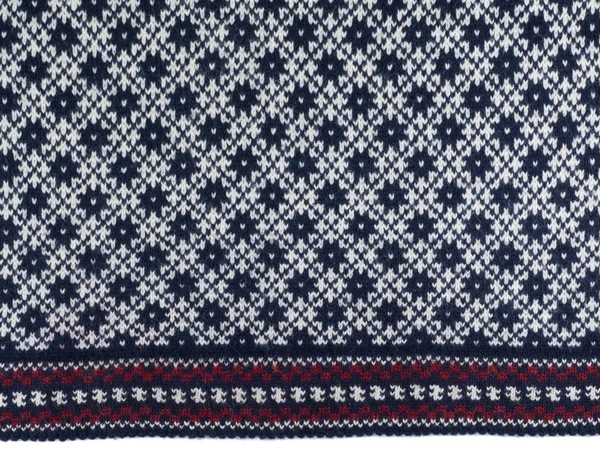 Skandinaviska ull tröja mönster, struktur — Stockfoto