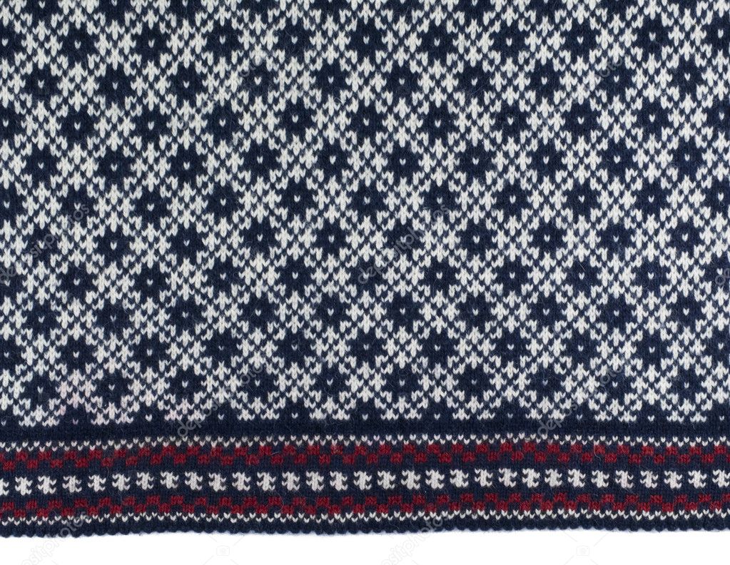 Scandinavian wool sweater pattern, texture — Stock Photo © LenaTru #9685237