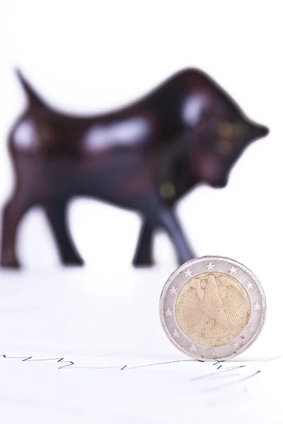 Bullish Euro Market — Stock Photo, Image