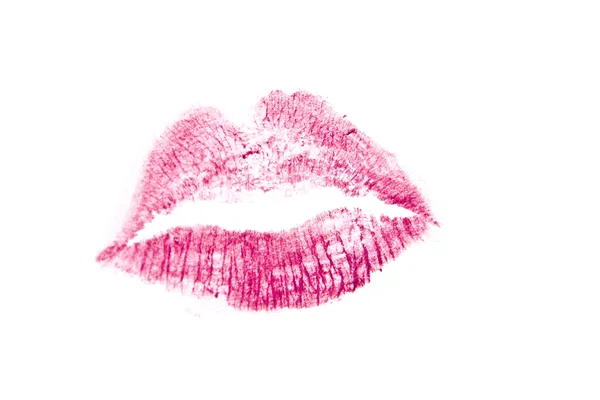 Lipstick Kiss Impression — Stock Photo, Image