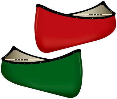 Two Canoes clipart