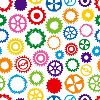 Colorful Cog Background