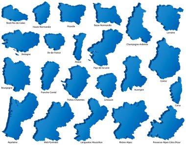 French Regions clipart