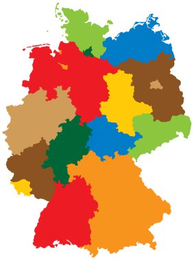 States of Germany clipart