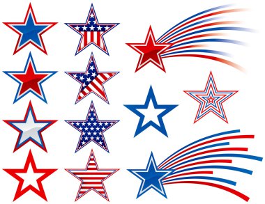 Various Stars to add to your designs clipart