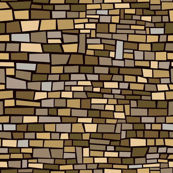 Fond en brique brune — Image vectorielle