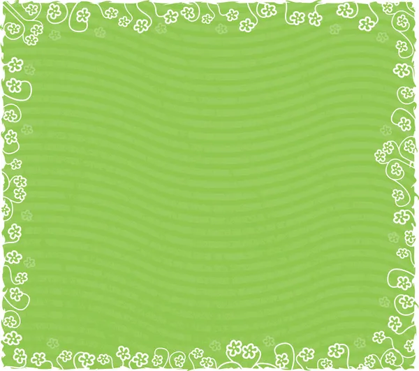 Spring Floral Background - Easily removed stripes, if you like — Stock Vector