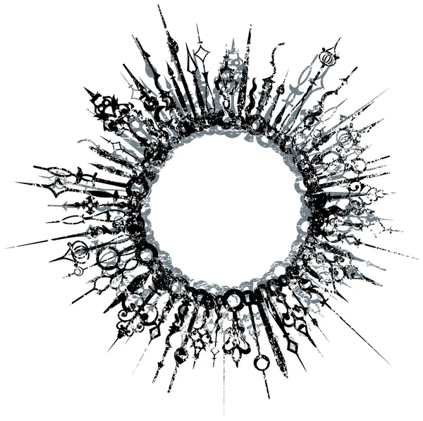 Orné Grunge éclatement — Image vectorielle