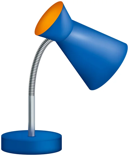 Lámpara de escritorio detallada — Vector de stock