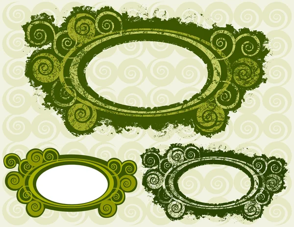 Molduras de círculo giratório Ilustrações De Stock Royalty-Free