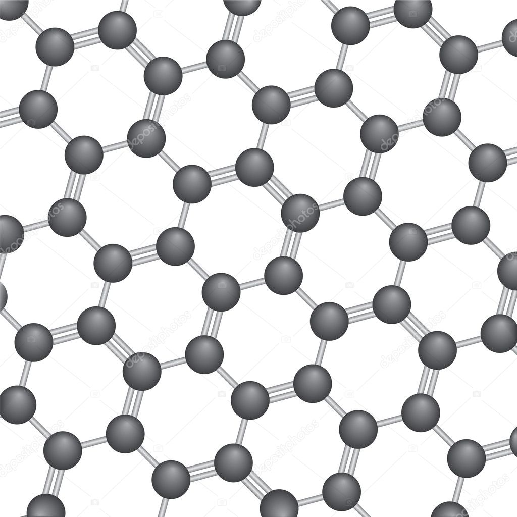 Carbon Molecule Background