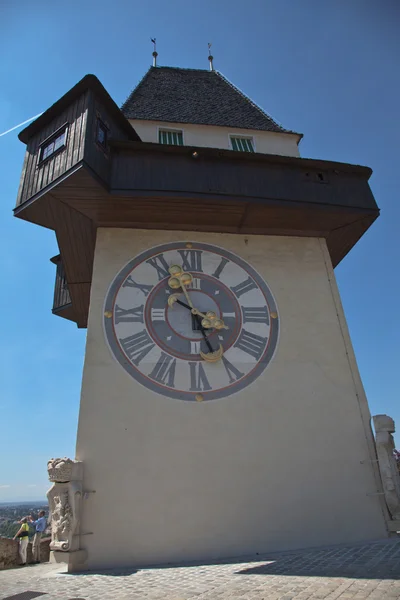 Clock Tower in Graz, Austria — Stock Photo, Image