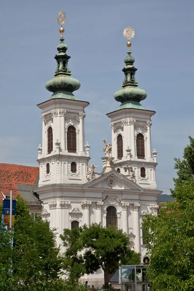 Mariahilfer εκκλησία στο graz της Αυστρίας Εικόνα Αρχείου