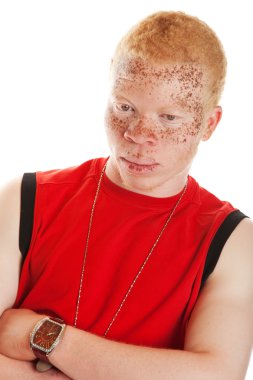 Albino Man clipart