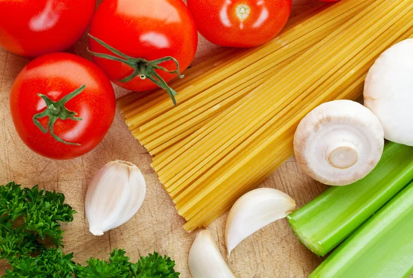 Italienisch kochen — Stockfoto