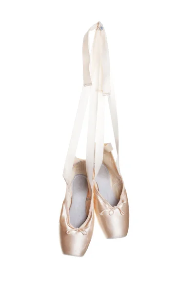 粉红芭蕾舞鞋 — 图库照片