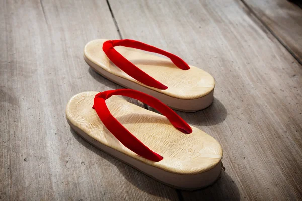 Japonské sandály — Stock fotografie