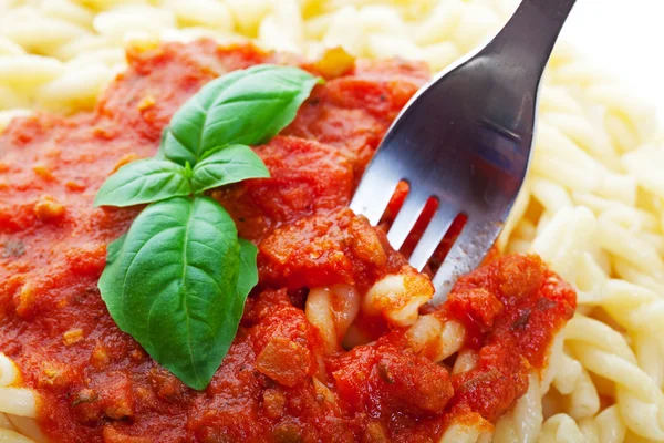 Pasta With Tomato Sauce — Stock Photo, Image
