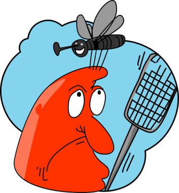 Annoying mosquito clipart