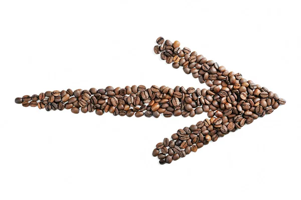 Coffee narrow isolated on white background — Stock Photo, Image