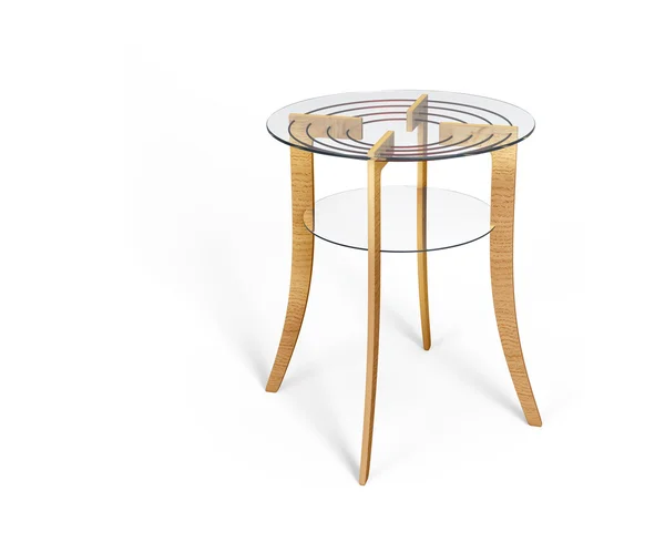 Mini tafel geïsoleerde 3D-model — Stockfoto