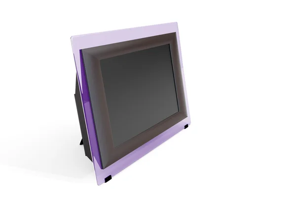 Digital photo frame isolated 3d model — Stock Photo, Image