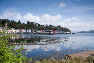 Tobermory harbour, Isle of Mull, Scotland clipart