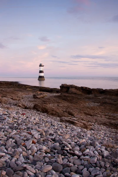 Phare Penmon, Île d'Anglesey, Pays de Galles Royaume-Uni — Photo