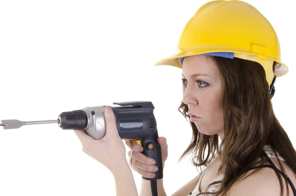Stavební žena (3) — Stock fotografie