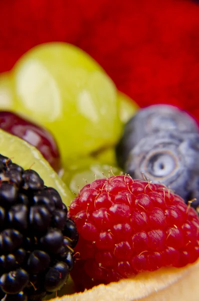 Vruchten tart close-up — Stockfoto