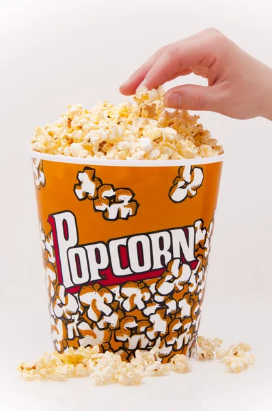 stock image Bucket of popcorn (3)