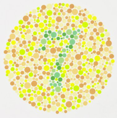 Color blind test - 7 clipart