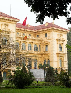 Ho Chi Minh, the Presidential Palace in Hanoi, Vietnam