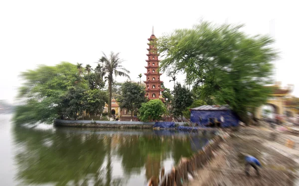 Tran Quoc Pagoda v Hanoji, Vietnam — Stock fotografie