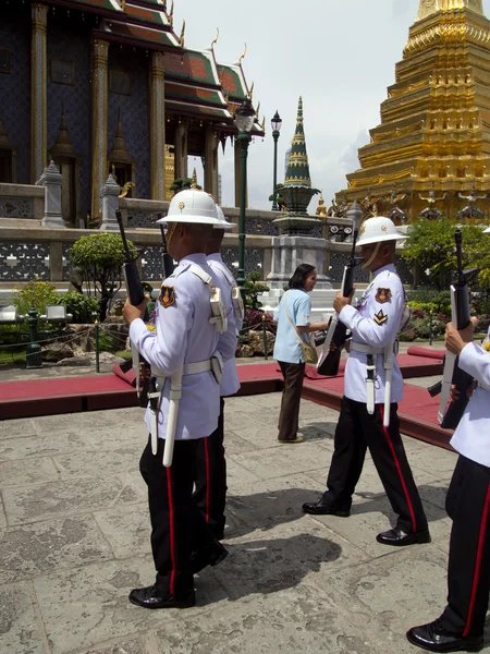 曼谷吗?3 月 28 日: 士兵准备的 crematio 皇家 — 图库照片