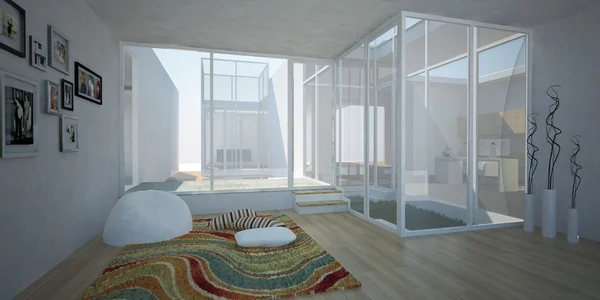 현대식 주택 내부 — 스톡 사진