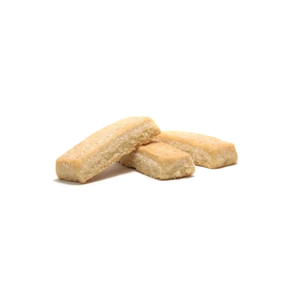 Sommige cookies geïsoleerd op een witte achtergrond — Stockfoto