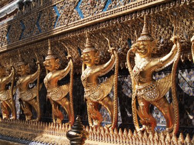 The Garuda at the Emerald Buddha Temple clipart