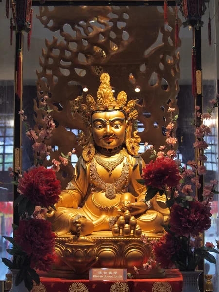 Buddha nel tempio cinese — Foto Stock