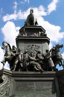 Statue of Frederick the Great in Berlin clipart