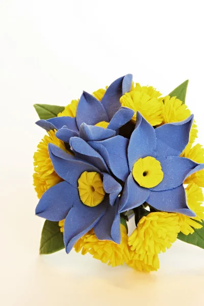 Flores artificiales (crisantemos con anémonas ) —  Fotos de Stock