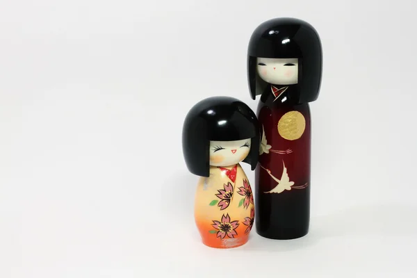 Japonské panenky (chlapec a dívka) — Stock fotografie