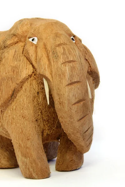 Sri lanka olifant van kokosnoot notendop — Stockfoto
