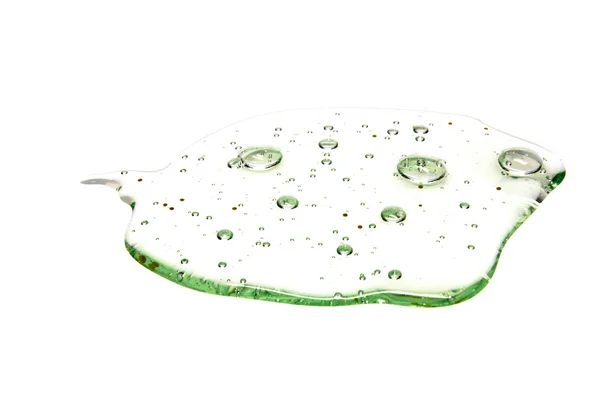 거품과 함께 투명 한 샤워 젤 — 스톡 사진