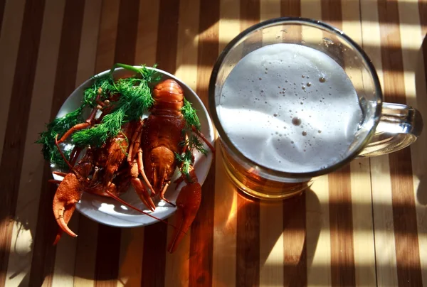 Beer crayfish — Stock Photo, Image