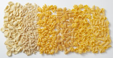 Pasta in shapes. clipart