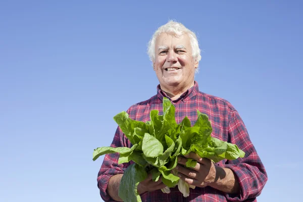 Happy farmer. — Stock Photo, Image